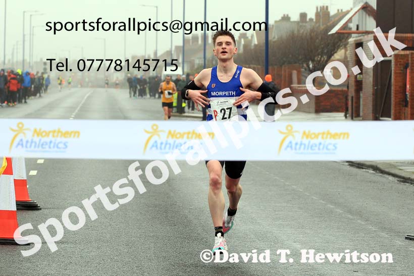 Senior mens 12 Stage 2023 Northern Mens 12 stage and Womens 6 Stage Relays and Young Athletes, Redcar. Photo: David T. Hewitson/Sports for All Pics